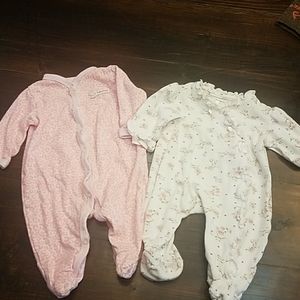 Carter's and Little Me pajama bundle